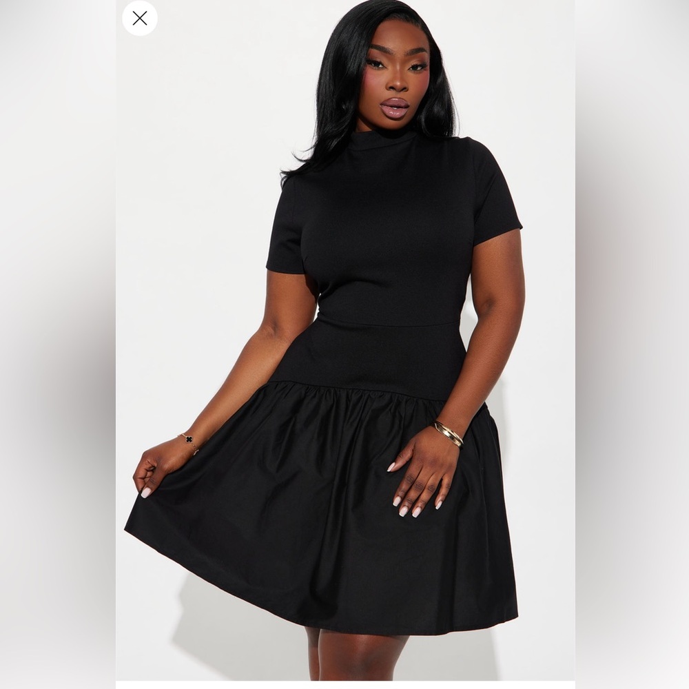Elegant Black Mini Dress